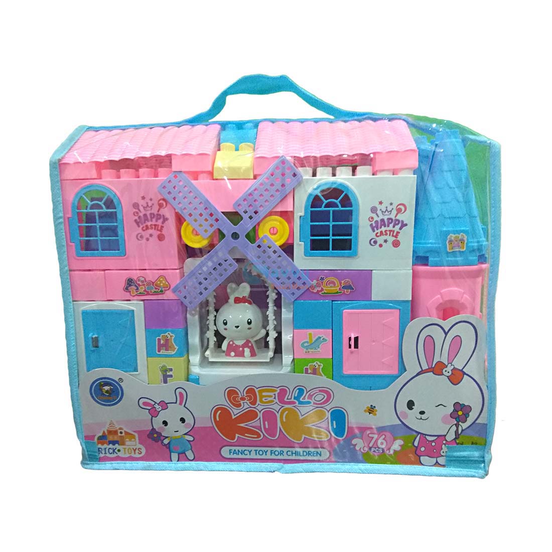 Savvy Toys Happy Fan Block Construction for Kids (Multicolor) SRT5518