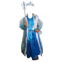 Elsa Cartoon Character Dress for Kids SRC5612
