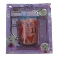 I love You Glass Cup with Spoon SRG5828