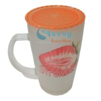 Savvy Glass Coffee Cup with Cap SRG5881