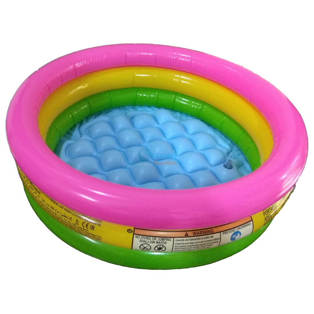 Intex Inflatable Kids Bath Tub (Multicolour) SRT5451 - Small