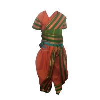 Fancy Dresses Lavani Saree Kids Costume SRC5648 - 28