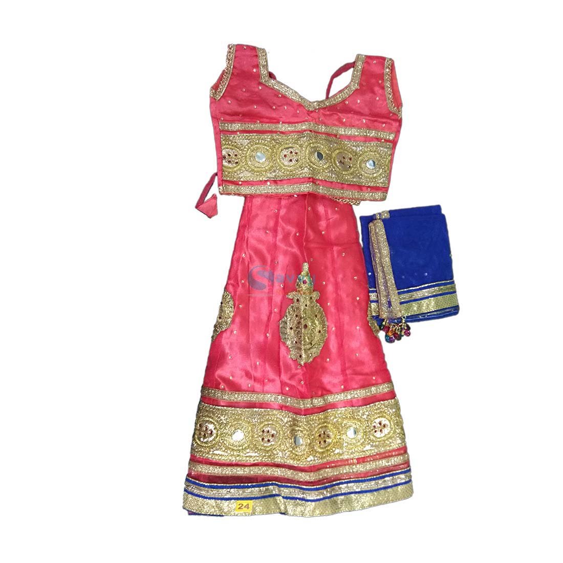 radha costume for fancy dress