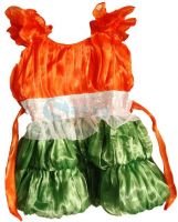 Fancy Dresses Tri-Color Baloon Frock Kids Costume SRC5642
