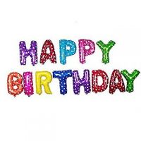 Happy Birthday Foil-Letter-Alphabet Balloon SRB5953