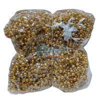 Savvy Artificial Plastic Moti Mala for Home Decor SRH5976 - Gold