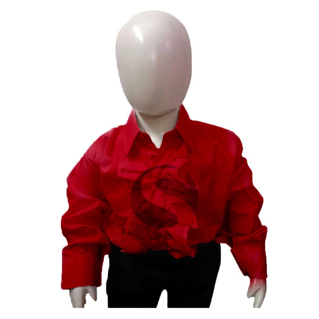 Frill Shirt Western Costume  SRC6374 - Red, 26